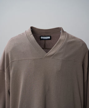 【26SS PRE-ORDER】Birdseye Jersey Mesh Prime-Over Henry Neck Short-sleeved T-shirt