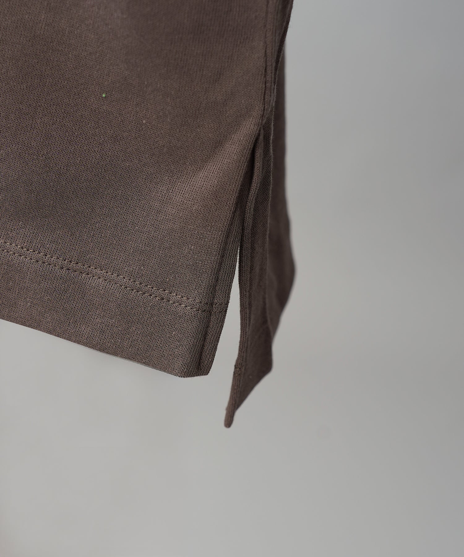 【26SS PRE-ORDER】Birdseye Jersey Mesh Prime-Over Henry Neck Short-sleeved T-shirt