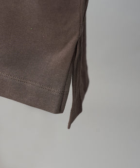 【26SS PRE-ORDER】Birdseye Jersey Mesh Prime-Over Henry Neck Short-sleeved T-shirt
