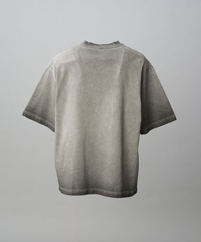 Cold-Dye Prime-Over Crew Neck Short Sleeve T-Shirt