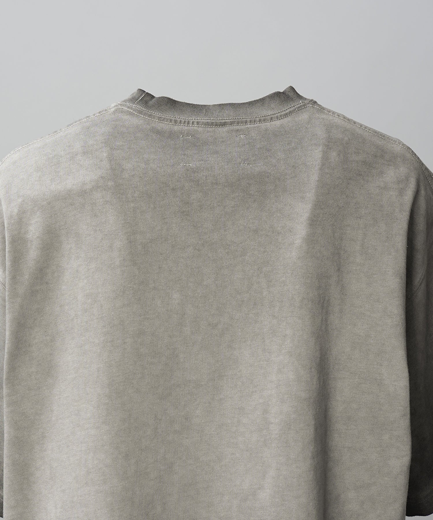 Cold-Dye Prime-Over Crew Neck Short Sleeve T-Shirt