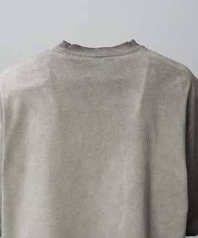 Cold-Dye Prime-Over Crew Neck Short Sleeve T-Shirt