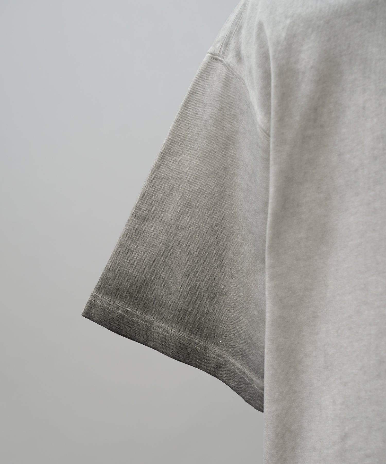 Cold-Dye Prime-Over Crew Neck Short Sleeve T-Shirt