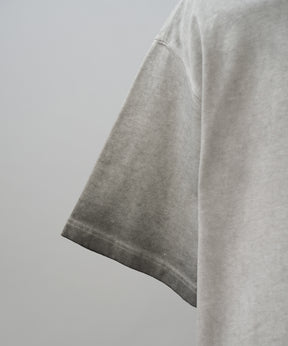 Cold-Dye Prime-Over Crew Neck Short Sleeve T-Shirt