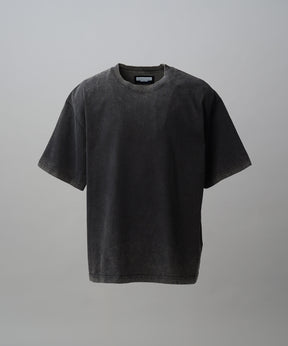 Cold-Dye Prime-Over Crew Neck Short Sleeve T-Shirt