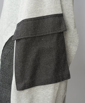 [26SS PRE-ORDER] Airy Striped Gabardine Prime-Over Short-sleeved Shirt