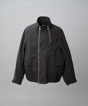 [26AW PRE-ORDER] Three-Layer Asymmetrical Front Zip Prime-Over Stand Collar Blouson