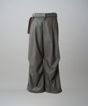 4 Colors Chambray Washable Wool Prime-Wide Snow Pants