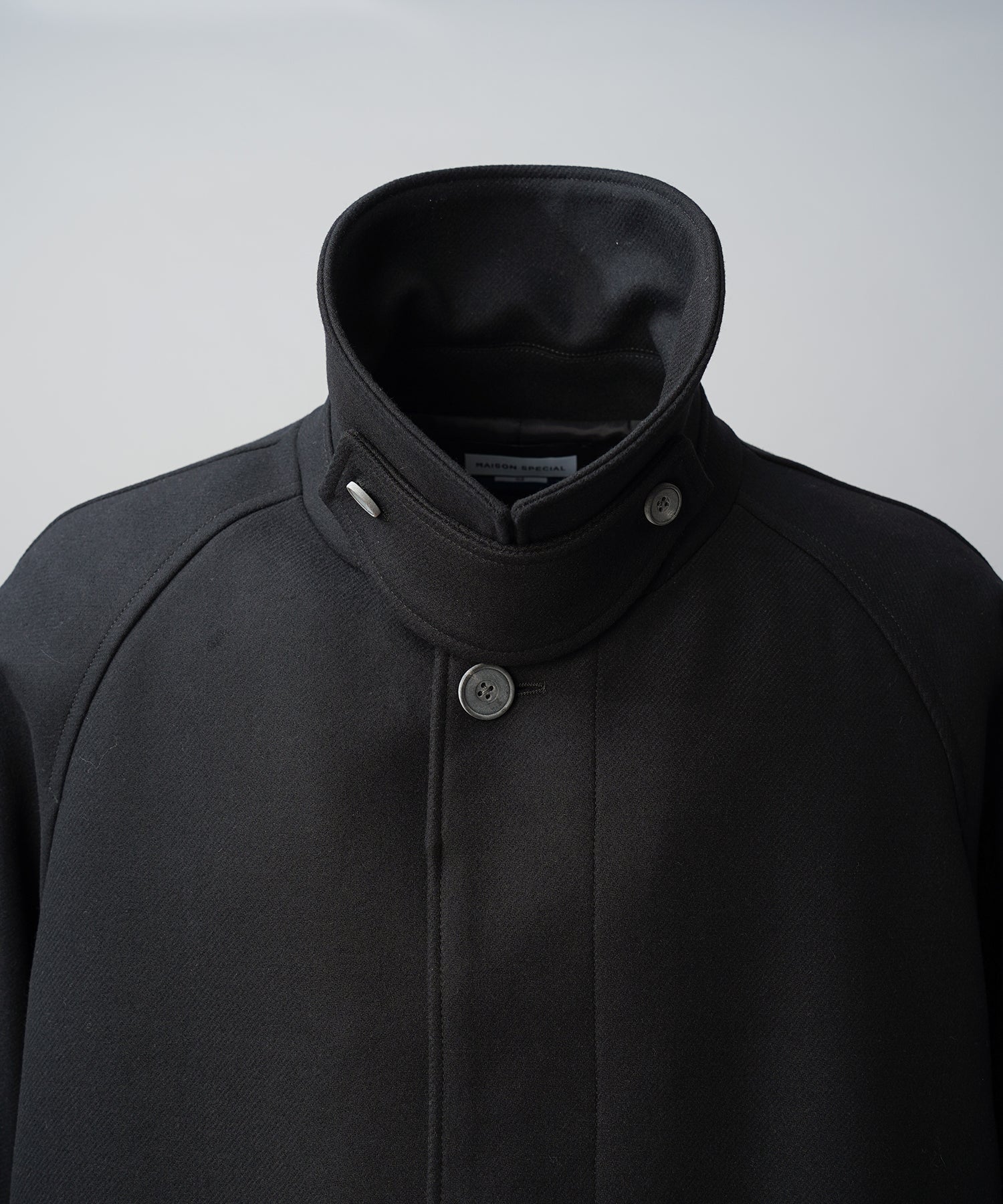 【26AW PRE-ORDER】Super170'sプライムオーバーメルトンバルマカンコート