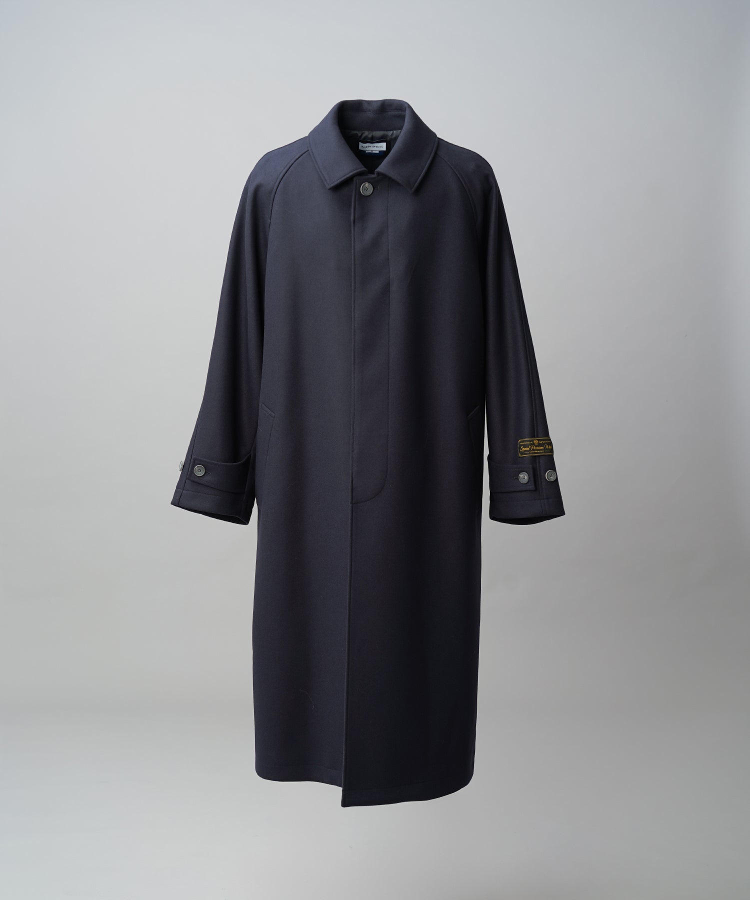 【26AW PRE-ORDER】Super170'sプライムオーバーメルトンバルマカンコート