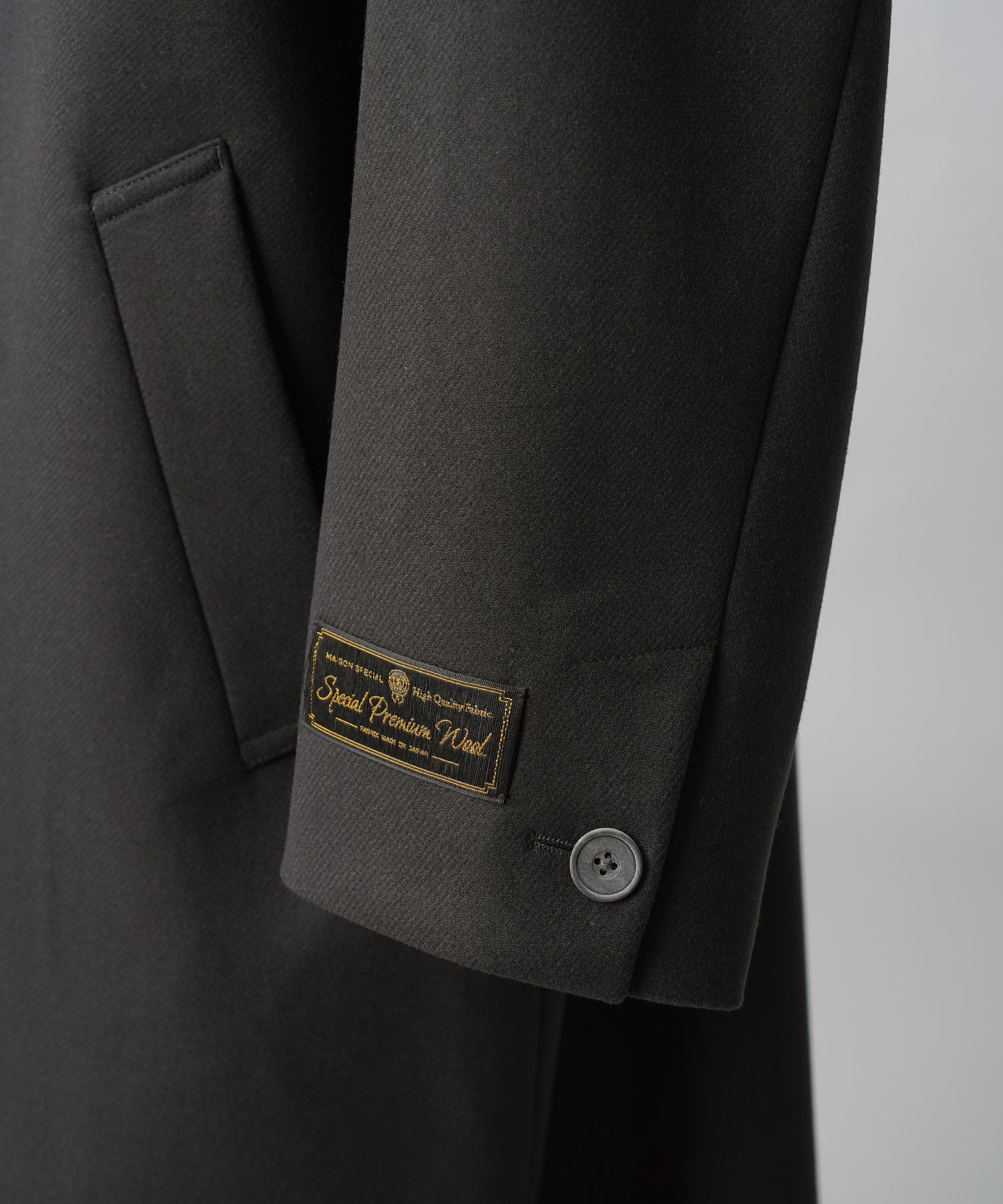 【26AW PRE-ORDER】Super170'sプライムオーバーメルトンチェスターコート