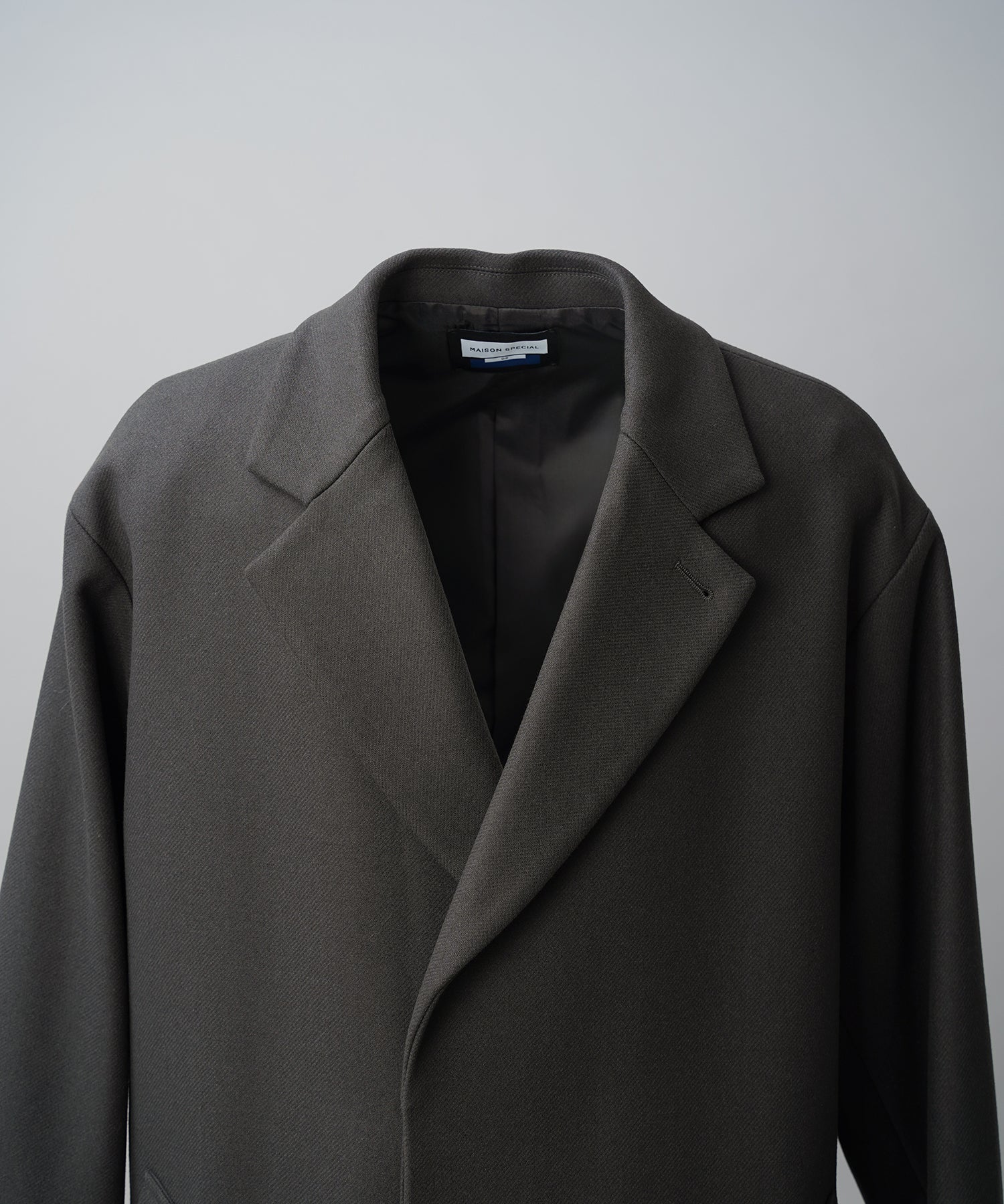 【26AW PRE-ORDER】Super170'sプライムオーバーメルトンチェスターコート