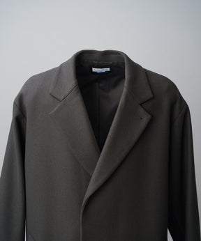 【26AW PRE-ORDER】Super170'sプライムオーバーメルトンチェスターコート