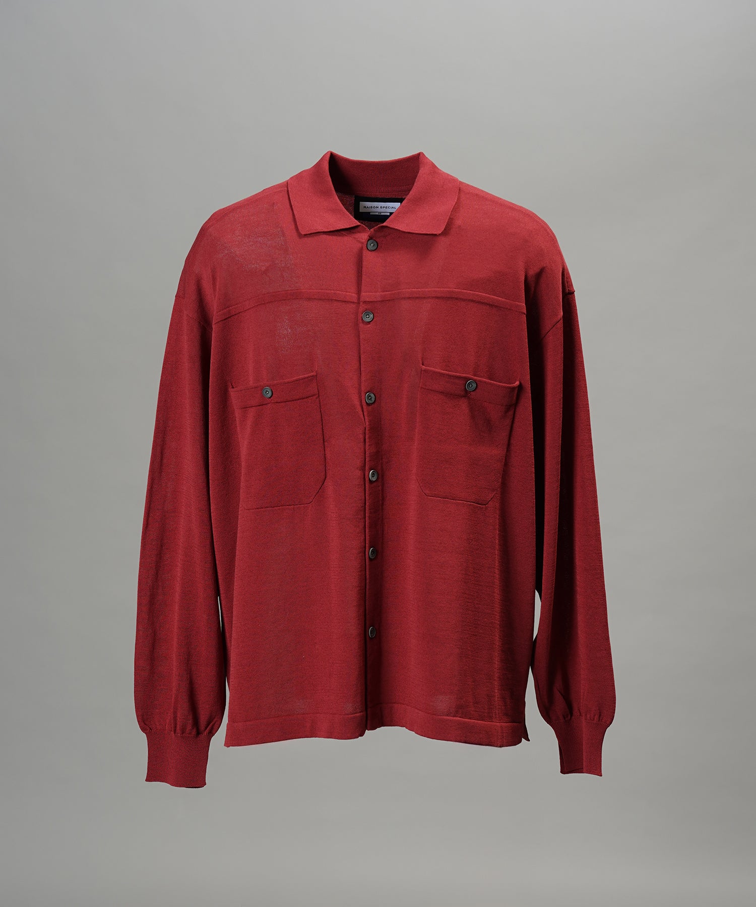 [26SS PRE-ORDER] Airy Striped Gabardine Prime-Over Short-sleeved Shirt