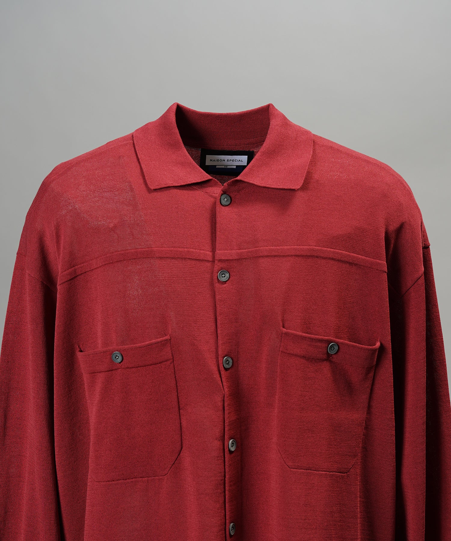 [26SS PRE-ORDER] Airy Striped Gabardine Prime-Over Short-sleeved Shirt