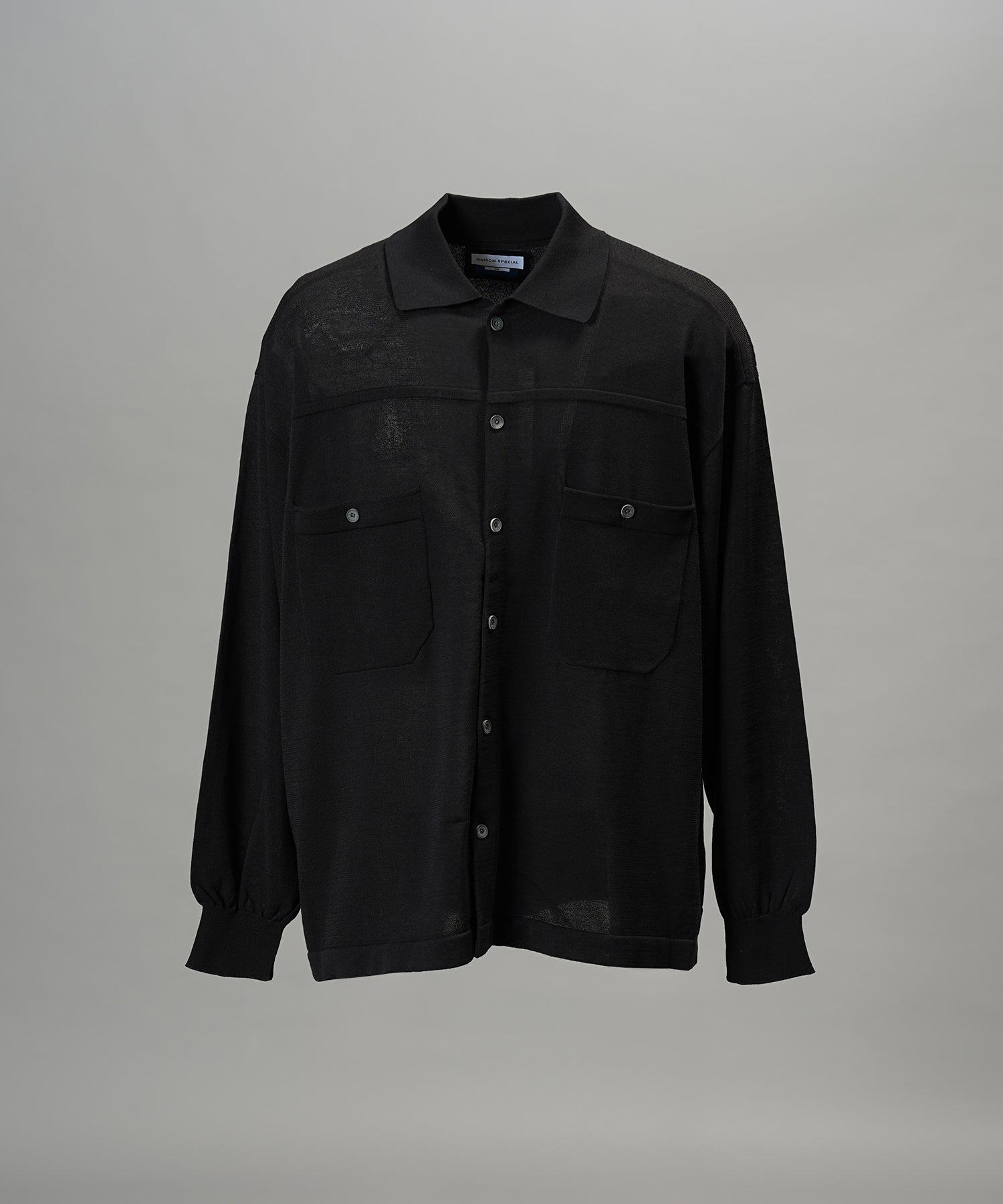 [26SS PRE-ORDER] Airy Striped Gabardine Prime-Over Short-sleeved Shirt