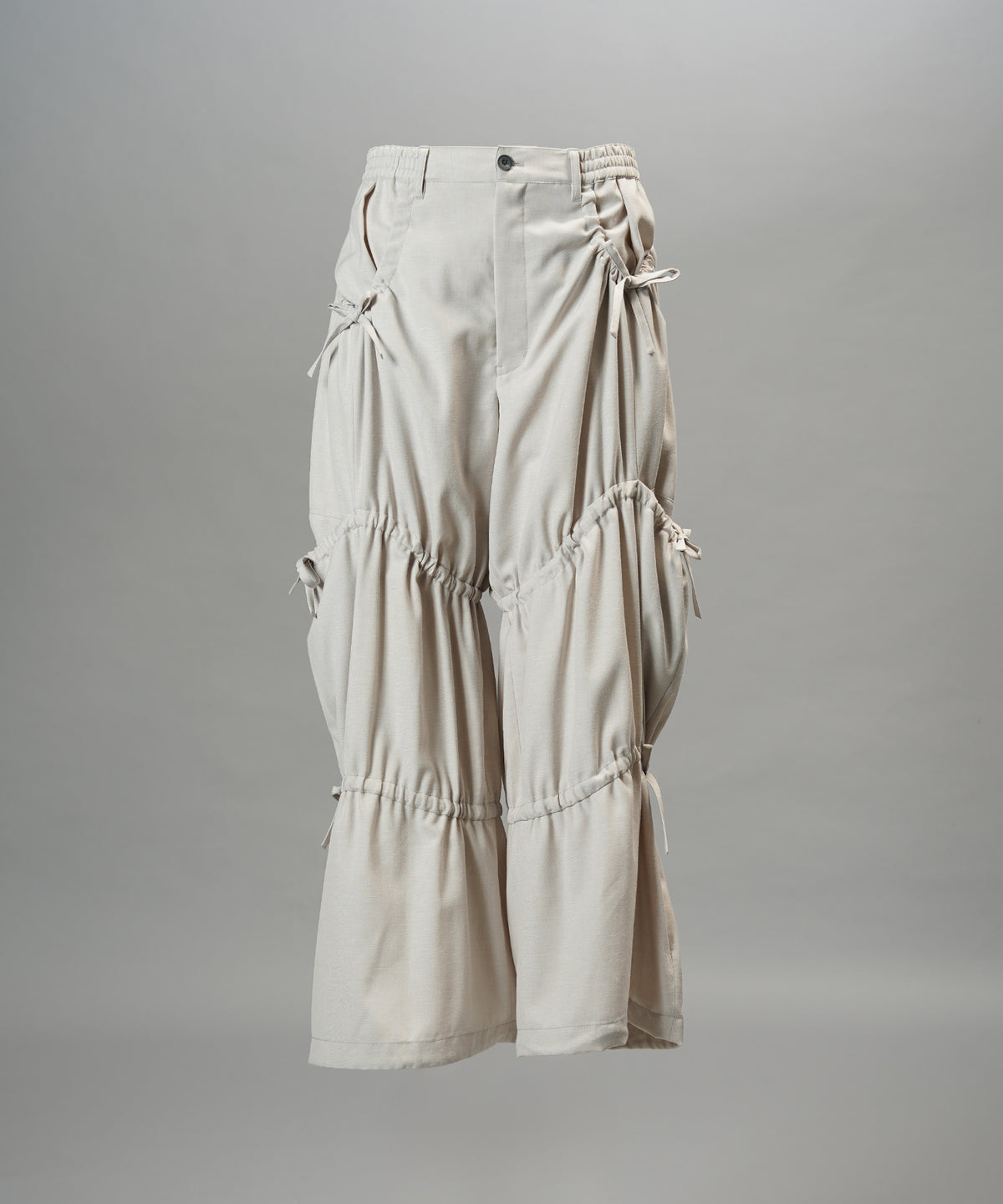 [26SS PRE-ORDER] Airy Striped Gabardine Prime-Wide Two-tuck Pants