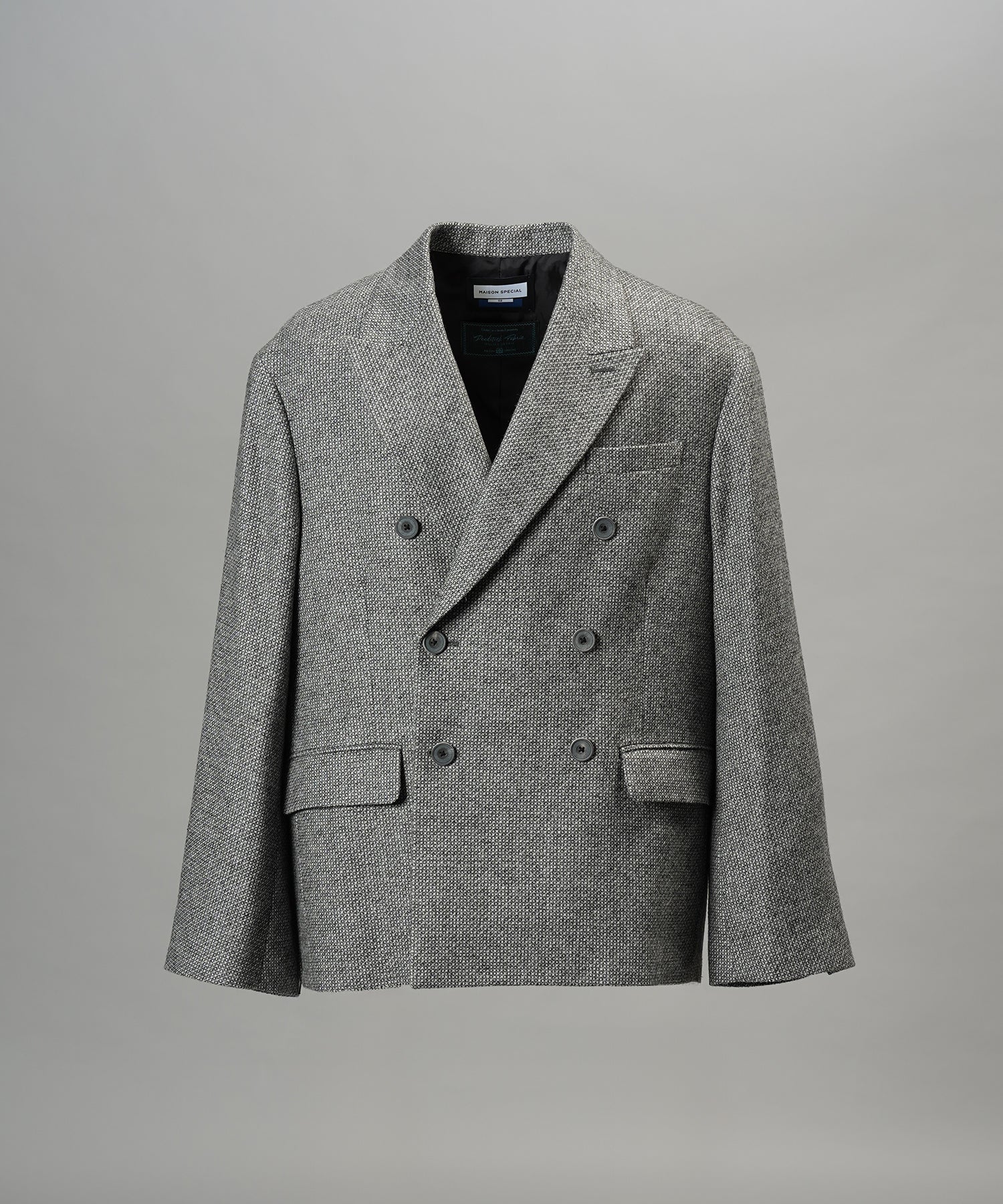 [Italian Dead Stock Fabric] Prime-Over Regular Collar Long Sleeve Shirt