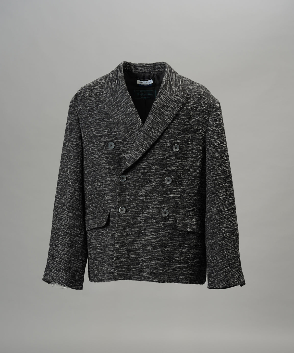 【26AW PRE-ORDER】【イタリアンデッドストックファブリック】ダブルブレストプライムオーバー6Bテーラードジャケット