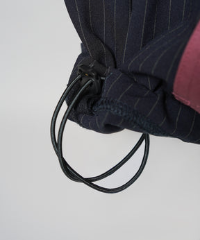 【26aw PRE-ORDER】纯棉巴尔法蕾丝超领亨利领长袖针织T恤