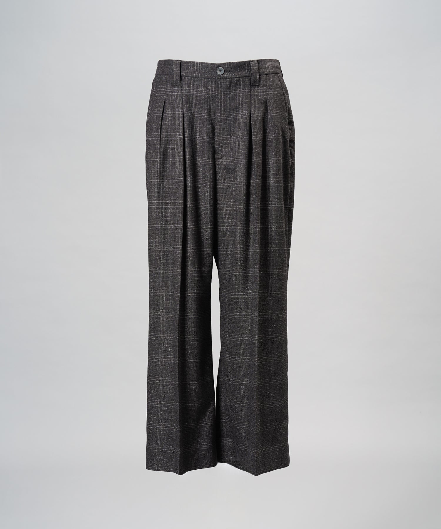 [26AW PRE-ORDER] Butcher fabric prime wide one tuck slacks