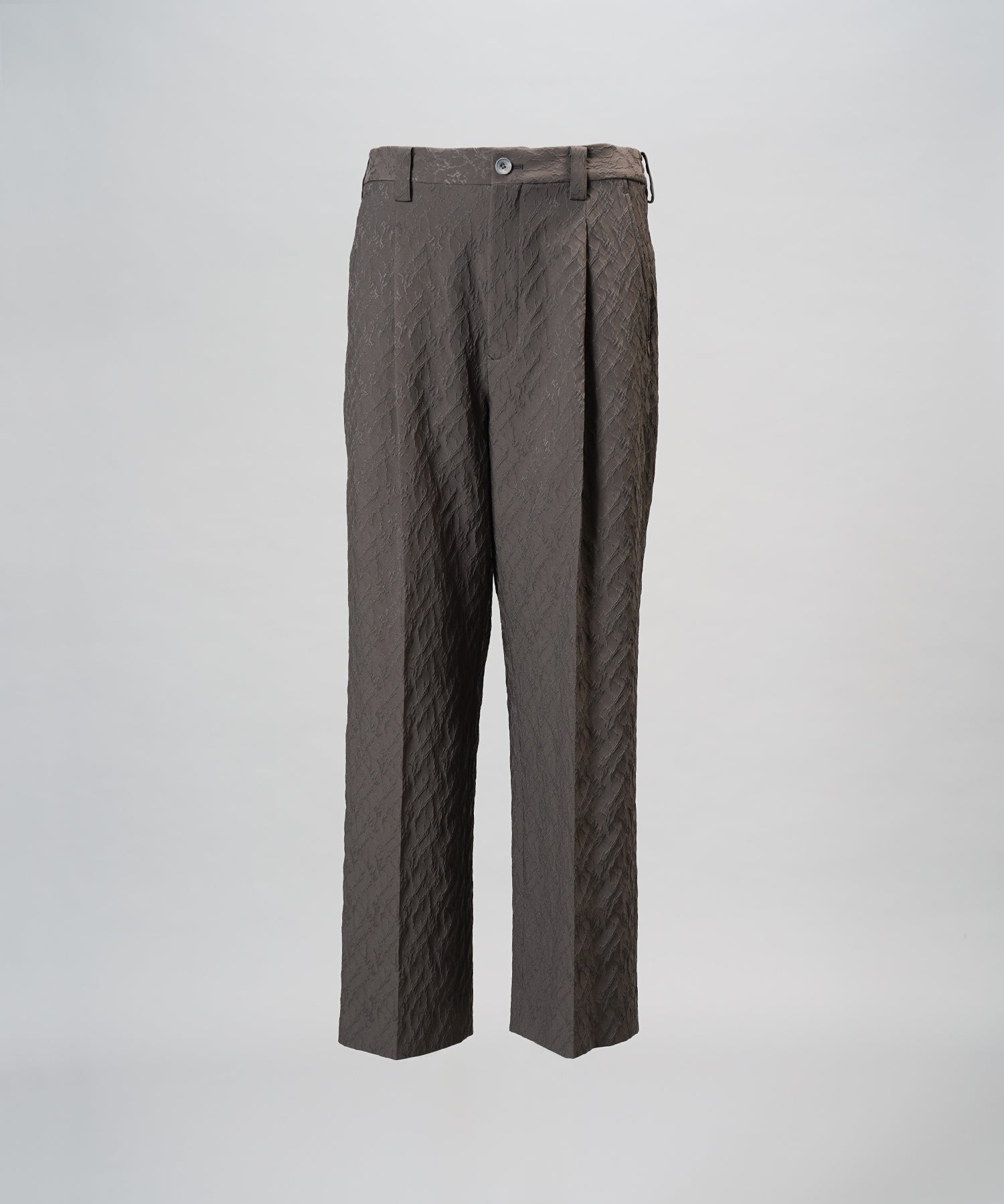 【26aw PRE-ORDER】纯棉面料纯棉宽单褶裤