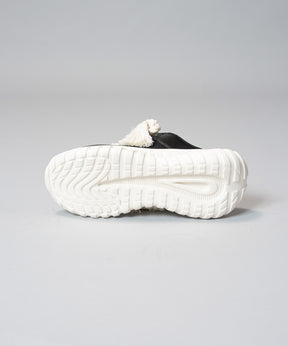 [SPECIAL SHOES FACTORY COLLABORATION] Plain Toe With Open Lacing Flat Slip-ons