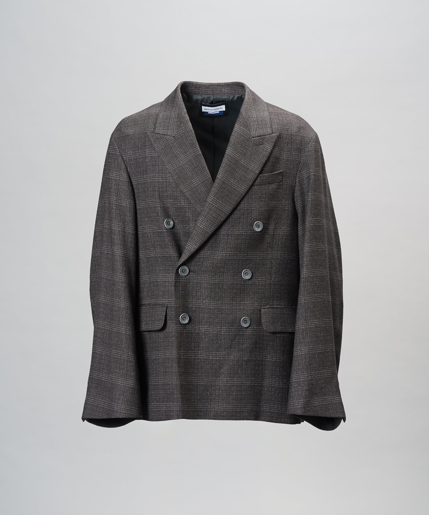 【26AW PRE-ORDER】ツイーディーシャドウチェックプライムオーバーダブルブレストジャケット