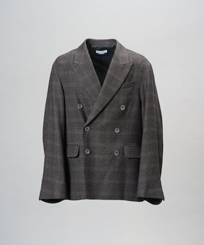 【26AW PRE-ORDER】ツイーディーシャドウチェックプライムオーバーダブルブレストジャケット