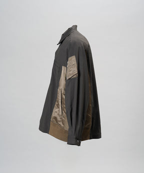【26AW PRE-ORDER】MA-1ドッキングプライムオーバーロングスリーブシャツ