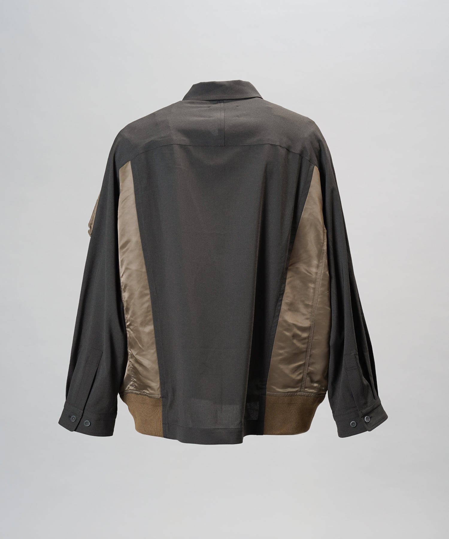 【26AW PRE-ORDER】MA-1ドッキングプライムオーバーロングスリーブシャツ