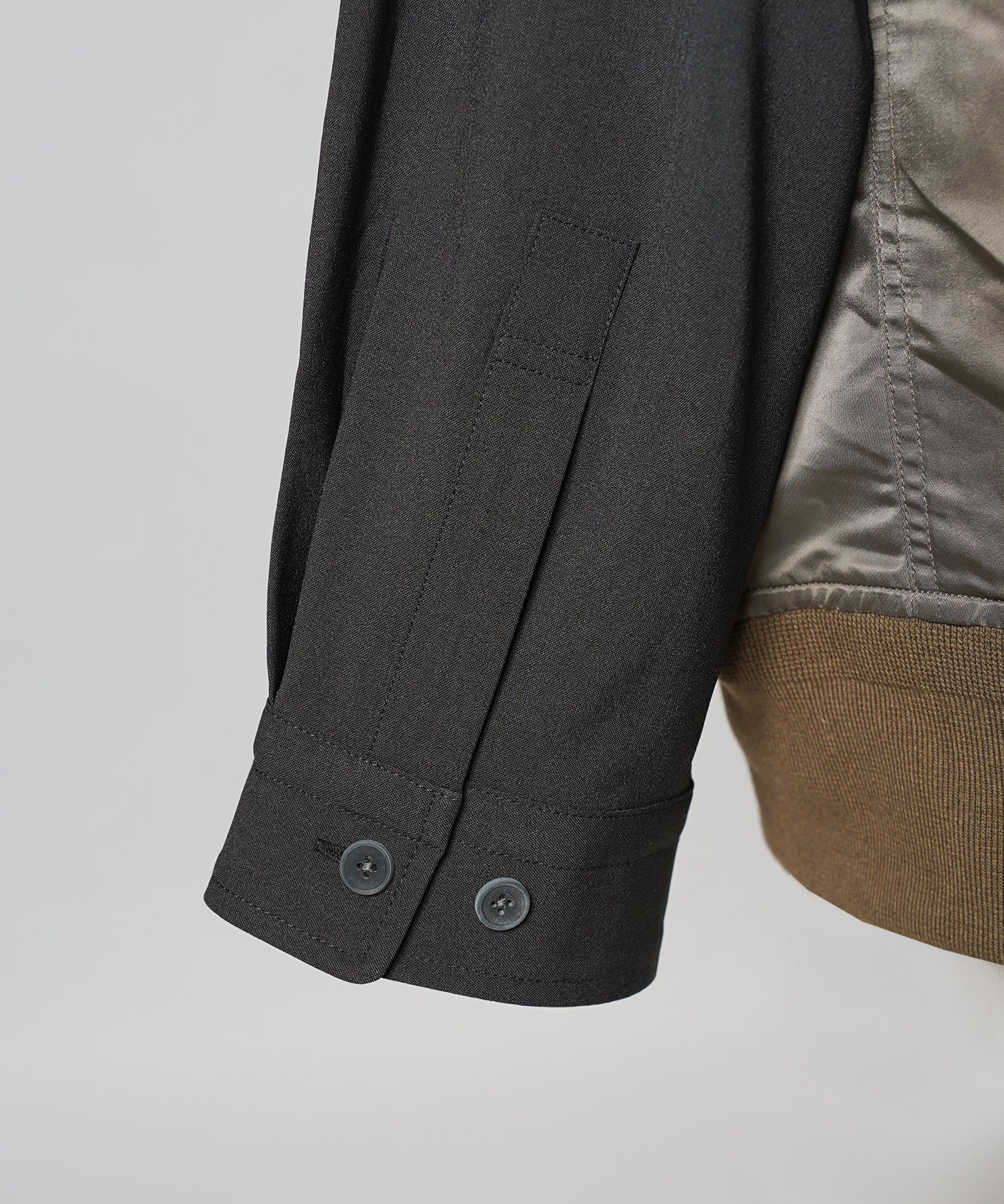 【26AW PRE-ORDER】MA-1ドッキングプライムオーバーロングスリーブシャツ