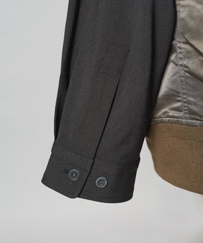 【26AW PRE-ORDER】MA-1ドッキングプライムオーバーロングスリーブシャツ