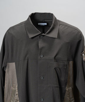 【26AW PRE-ORDER】MA-1ドッキングプライムオーバーロングスリーブシャツ