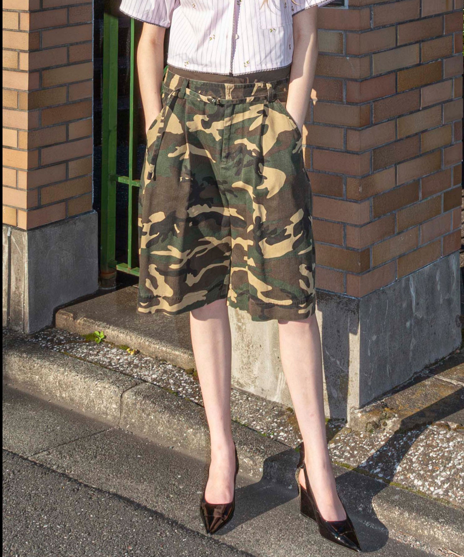 maisonspecial 2WAYダブルウエストCAMOカーブハーフパンツ MaisonSpecial_2025_2_27-881_1.