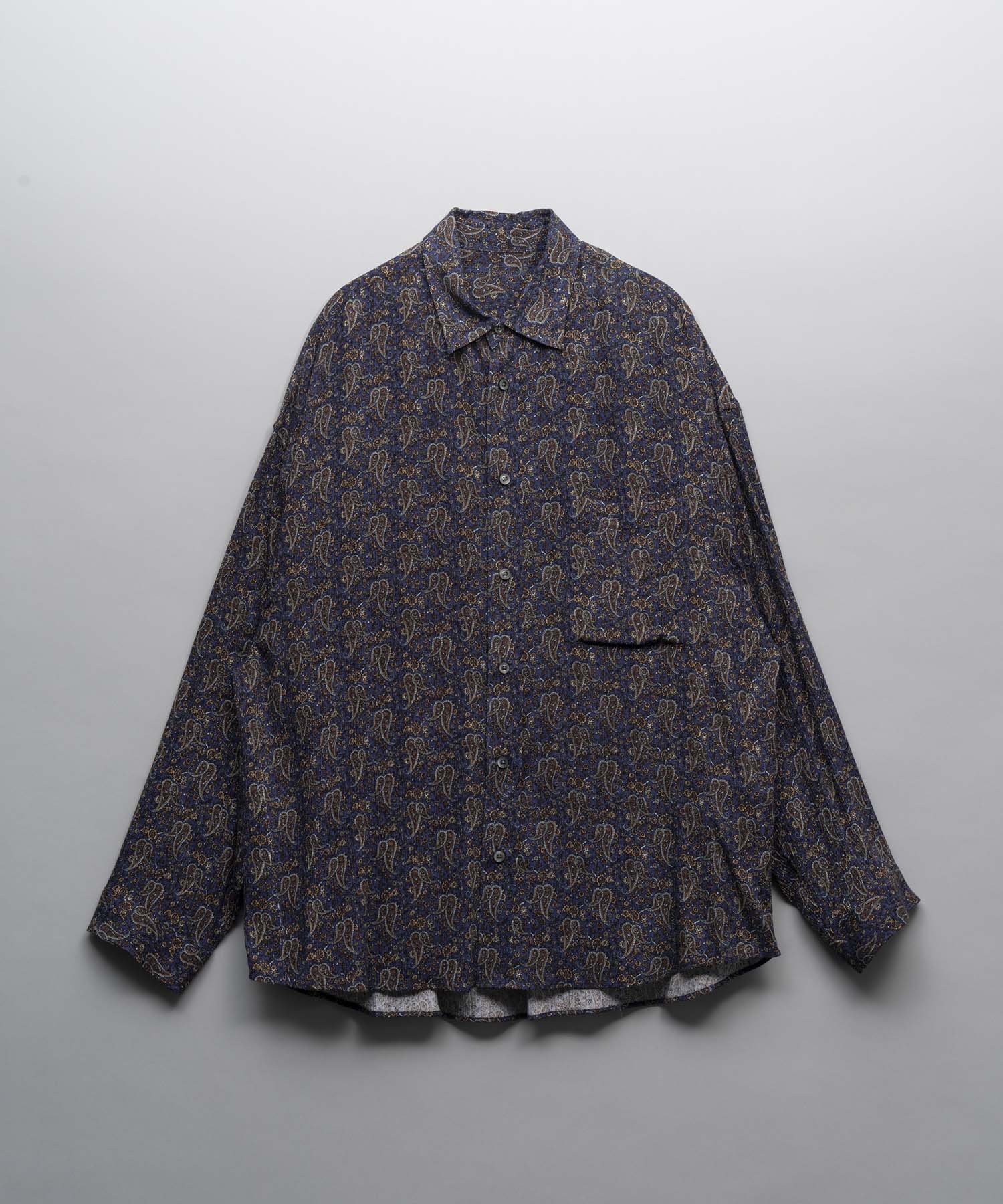 【Italian Dead Stock Fabric】Prime-Over Regular Collar Shirt