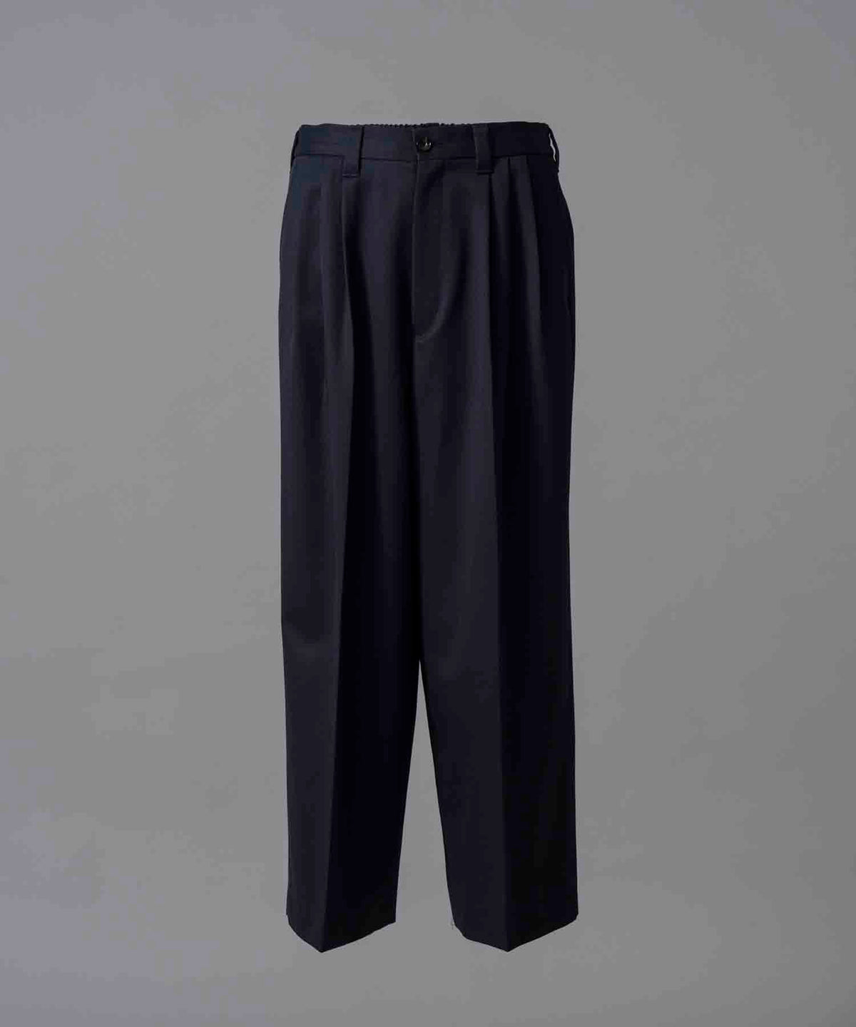 【12/14（土）12:00販売開始】【Italian Dead Stock Fabric】Three-Tuck Prime Wide Pants