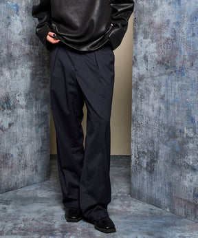 Wool Mix Prime Wide One-Tuck Wide Pants