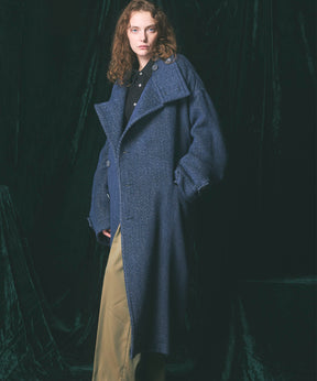 [9/27 (Fri) 12:00 Sales Start] [Italian Dead Stock Fabric] Prime-Over Stand Collar Coat