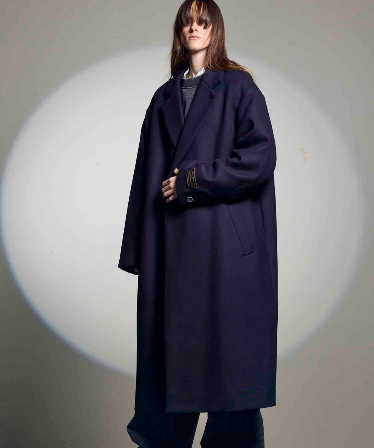 Super170s Prime-Over Melton Chesterfield Coat