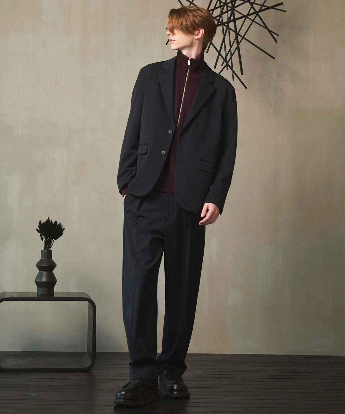 Wool Like Regular-Over Set Up