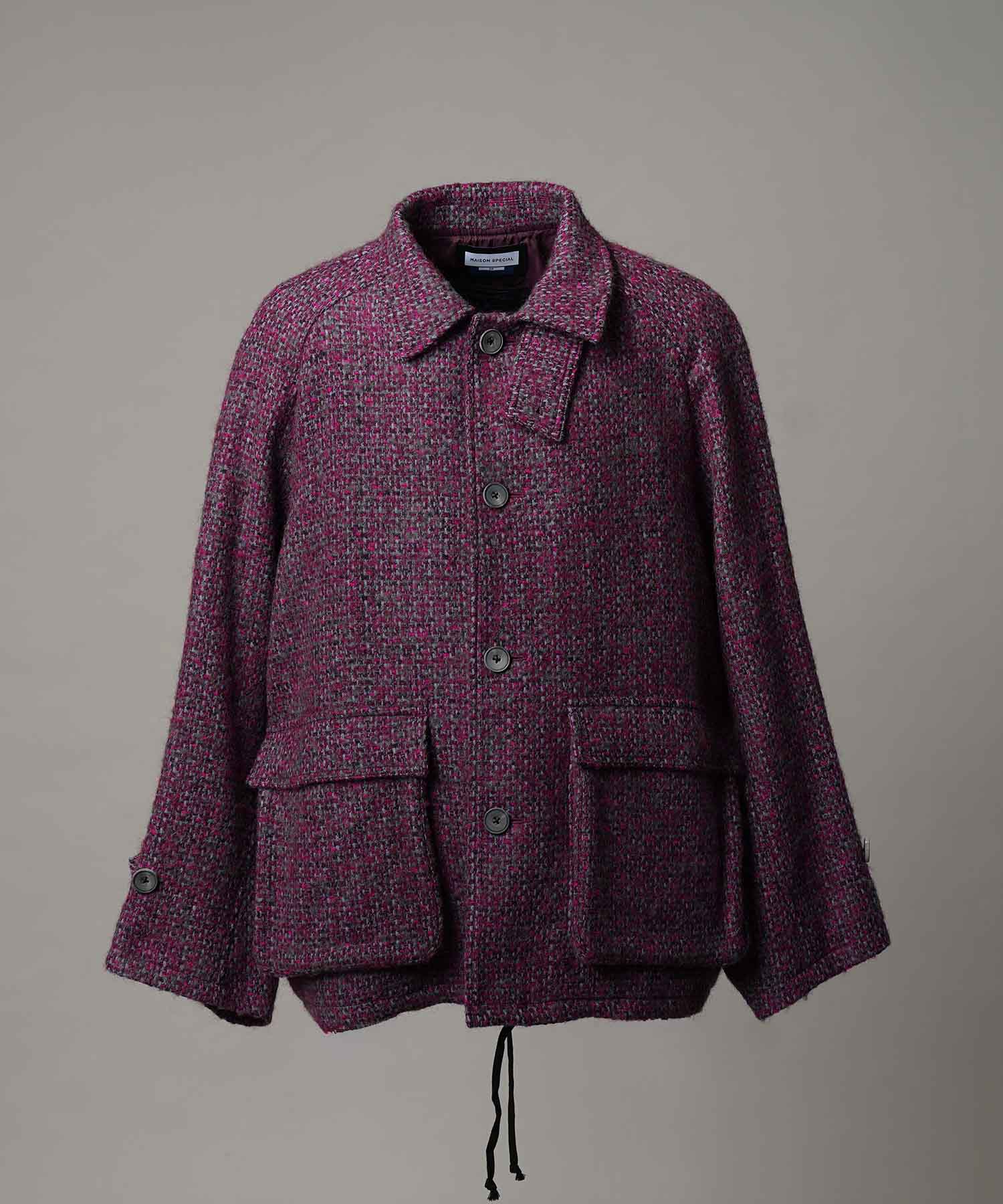 Italian Dead Stock Fabric】Prime-Over Raglan Sleeves