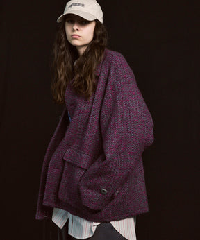 [이탈리아 데드 스톡 패브릭] 프라임 오버 라글란 슬리브는 칼레인 블루슨