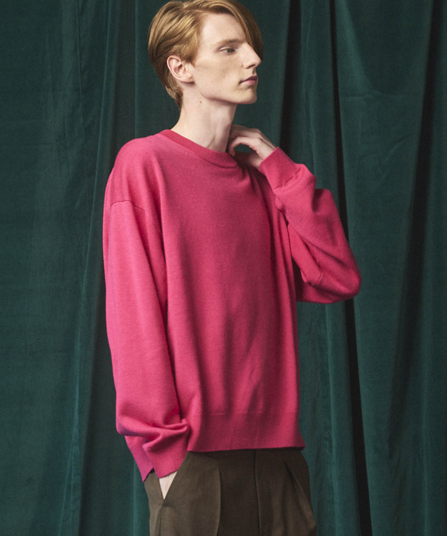 [25AW PRE-ORDER] Cashfeel Extra Fine Merino Wool Prime-Over Crew Neck Knit Pullover