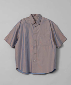 Cotton Silk Prime-Over Short Sleeve Shirt