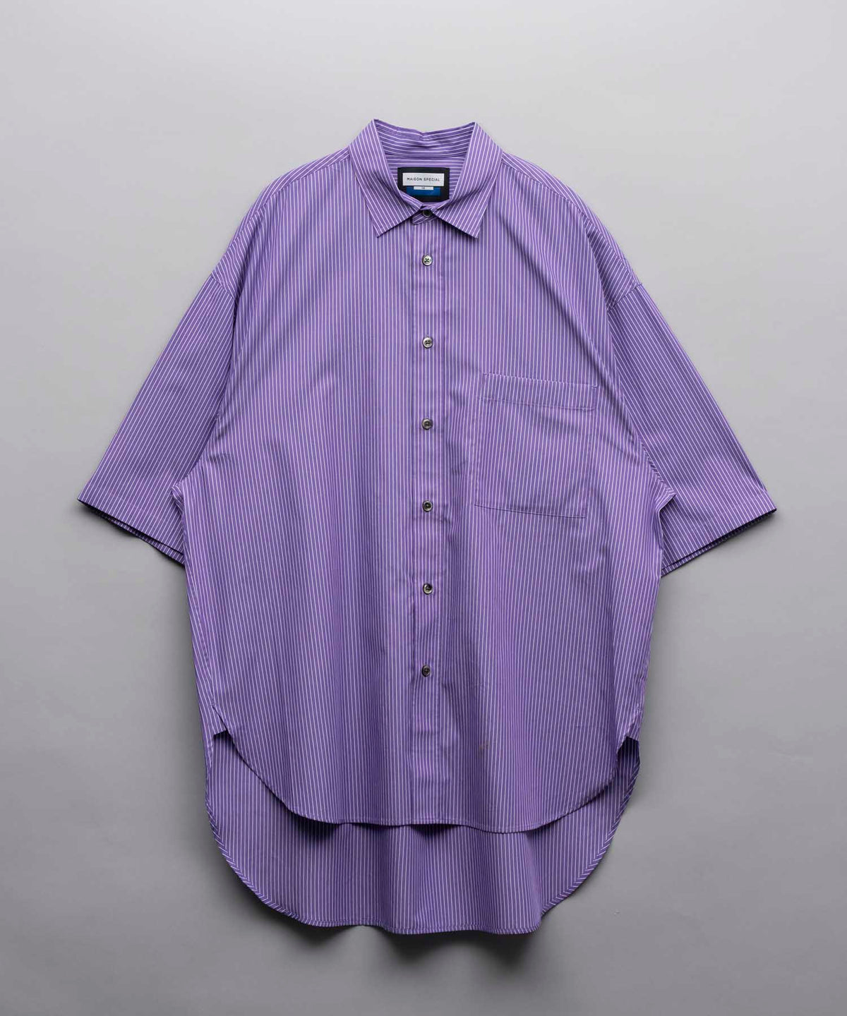 【24SS PRE-ORDER】【Italian Dead Stock Fabric】Prime-Over Short Sleeve Shirt Coat