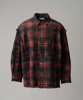 [Sales open at 12:00 pm on Saturday, September 13th] [Italian Dead Stock Fabric] Prime-Over Cut Off Shirts