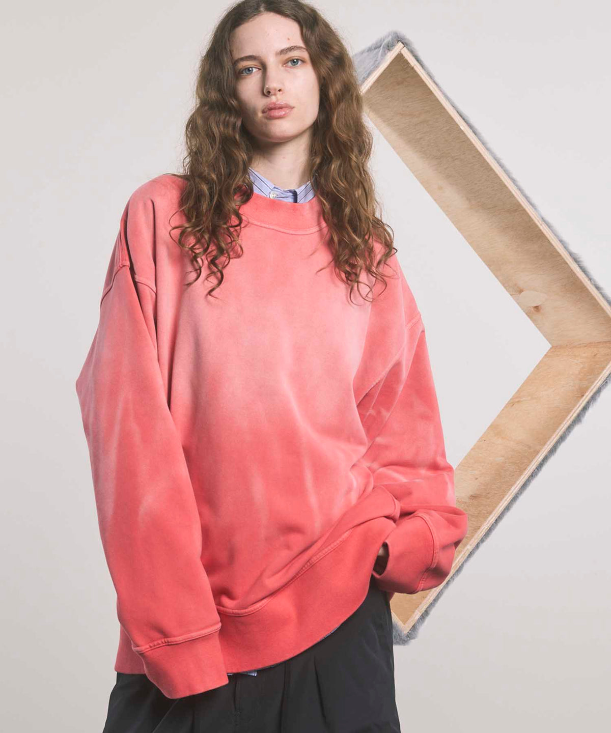 【24AW PRE-ORDER】Sandblasting Sweat Prime-Over Crew Neck Pullover