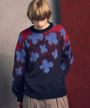 Gradation Short Length Prime-Over V-Neck Knit Pullover