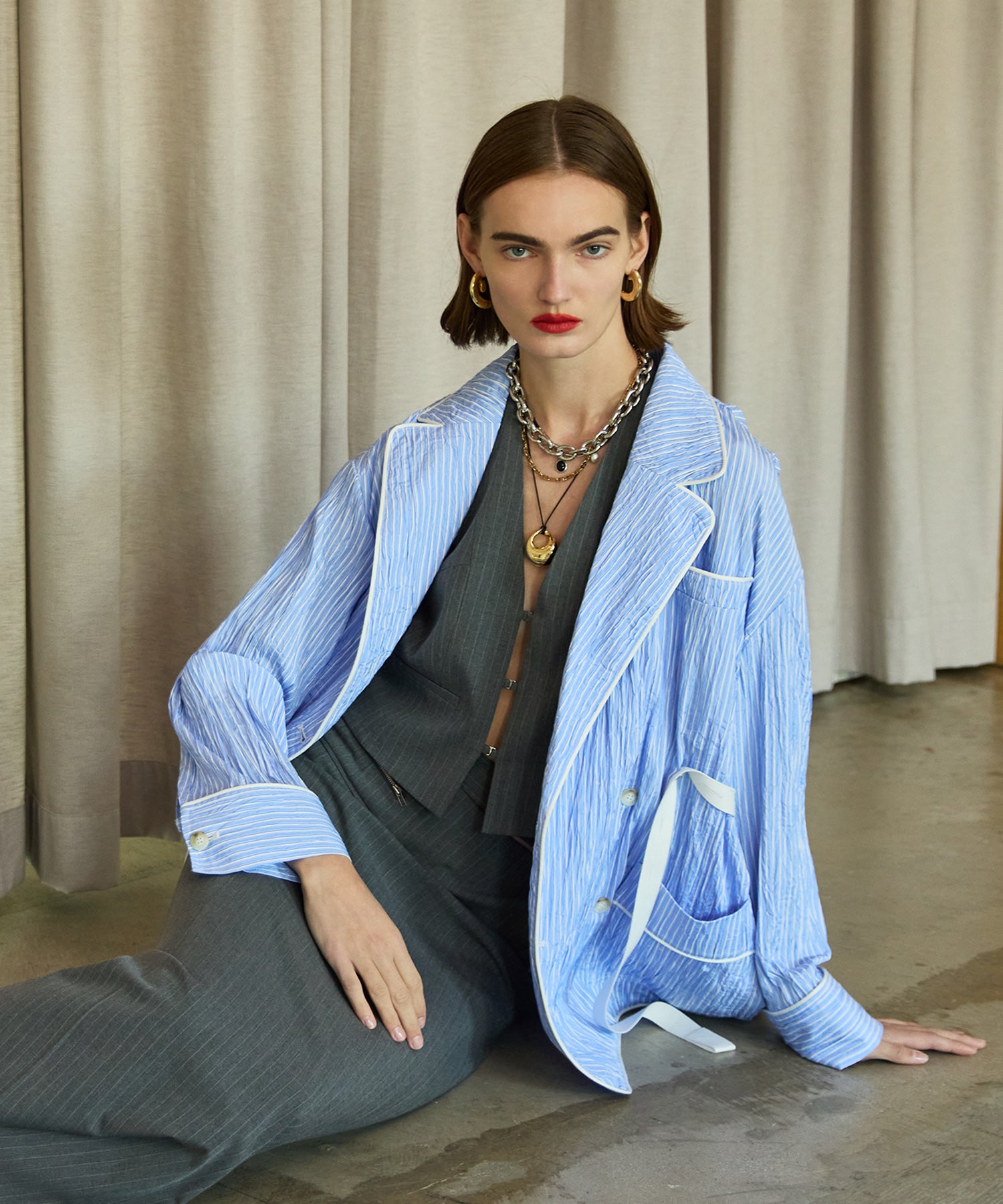 [26SPRING PRE-ORDER] 파자마 셔츠 자켓